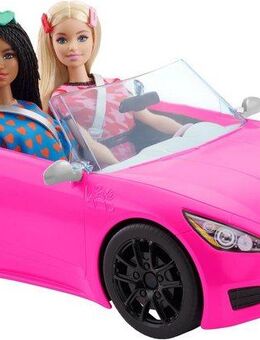 Barbie Puppen Fahrzeug Cabrio, pink