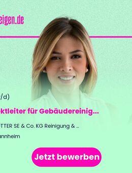 Objektleiter für Gebäudereinigung (m/w/d) - Mannheim