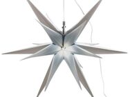 BONETTI LED Stern Weihnachtsstern, 3D-Optik, LED fest integriert, Kaltweiß, Ø 57 cm, inkl. 6 Stunden-Timer, Weihnachtsdeko aussen