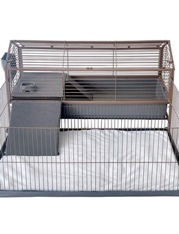 TIAKI Kleintierheim Chalet 120 - L 148 x B 123 x H 64 cm