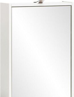 Schildmeyer Spiegelschrank Katta, Breite 43 cm, 1-türig Mit LED-Beleuchtung und Steckdosenbox