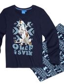 Die Eiskönigin Pyjama –Olaf und Sven- Dunkelblau *NEU* Versch.Gr. in 63303
