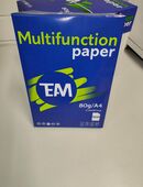 Kopierpapier Din A4 80g/m² 500 Blatt Papier weiß 2500 in 57539