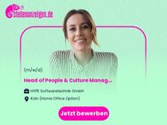 Head of People & Culture Manager (m/w/d) - Köln