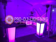 beleuchtete LED Stehtische für Ihr Event mieten - Wismar