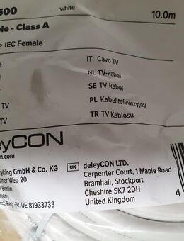 Verlängerungskabel TV-Antenne - Rümmelsheim