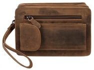 Bagan Handgelenktasche, echt Leder