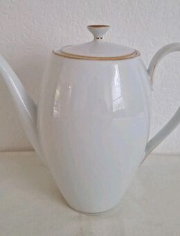 Porzellan Kaffeekanne Winterling Bavaria Goldrand Kanne 1Liter Deckel 21cm - Essen