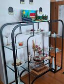 Regal Schwarz Glas in 92318