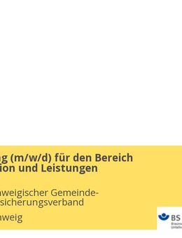 Teamleitung (m/w/d) für den Bereich Rehabilitation und Leistungen - Braunschweig