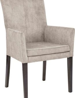 Home affaire Armlehnstuhl Aspen, Beine aus massiver Buche, wengefarben lackiert