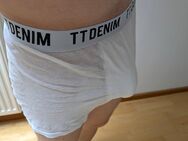 💦 Vom W*chsen ausgeleihert - weiße Boxershort von m25 - München