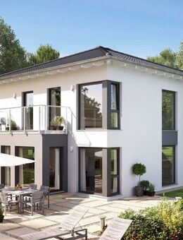 STADTVILLA TRAUM BY LIVING HAUS! FESTPREISGARANTIE 18 MONATE INKL. GRUNDSTÜCK, PV ANLAGE, BODENPLATTE - Mettlach