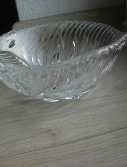 Walther Glas Schale Servierschale 18x15 cm Blumen Deko Vintage Retro 3,- - Flensburg