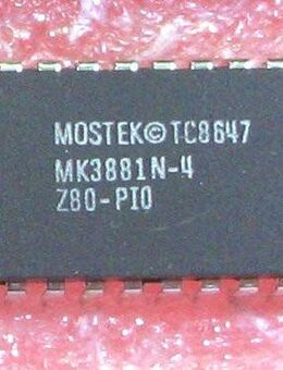 IC - MOSTEK TC8647 / MK3881N-4 / Z80-PIO - 40 pins - NOS - New Old Stock - Biebesheim (Rhein)