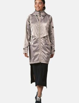 Ragwear Langmantel Frodik Shine oversized Damen Parka im Metallic-Look