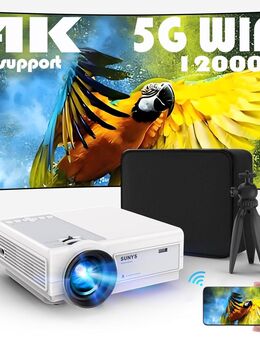 Beamer Android Wifi Bluetooth & HDMI USB bis 200" Zoll 4K 5G - Berlin Neukölln