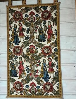 Gobelin Teppich antik Mittelalter Motiv - Damsdorf