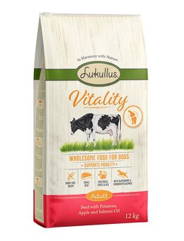 Lukullus Vitality Unterstützung der Beweglichkeit: Rind (getreidefrei) - 12 kg