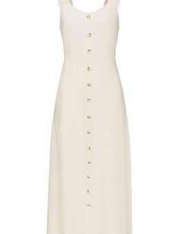 LASCANA Maxikleid mit breiten Trägern aus Webware in Leinenoptik, sommerlich