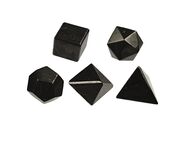 1 Set Platonische Körper – Das besondere Geschenkset zur Heiligen Geometrie -Schungit- - Grebenhain