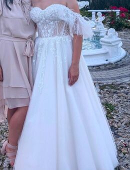 Hochzeitskleid und da zu passende identische Kleid von meine Tochter - Ober-Ramstadt