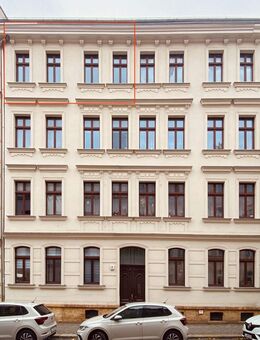 Leerstehende 4-Zimmer-Maisonettewohnung in historischem Baudenkmal im Leipziger Stadtteil Eutritzsch - Leipzig