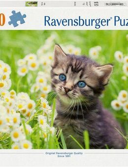 Ravensburger Puzzle Kätzchen in der Wiese, 500 Puzzleteile, Made in Germany