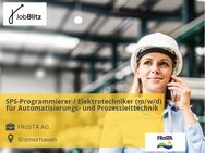 SPS-Programmierer / Elektrotechniker (m/w/d) für Automatisierungs- und Prozessleittechnik - Bremerhaven