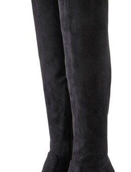 LASCANA Overkneestiefel Slouchy Boots,Langschaft Stiefel,Schlupf-Boot, weiches Stretchmaterial