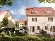Doppelhaus mit Dachgeschoss zum Selbstausbau am Störmthaler See - Großpösna