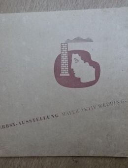 Herbstaustellung 1947 Maler-Aktiv Wedding , Kulturbund zur Demokratischen Erneuerung Deutschlands , Heft - Berlin