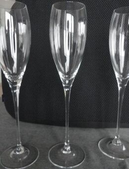 3 elegante Sektgläser Proseccogläser mit langem Stiel neuwertig - Köln