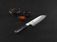 MIYABI Santokumesser MIYABI 4000FC, Klingenlänge 18 cm, Griff aus Pakkaholz