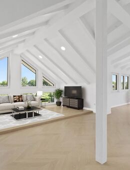 Dachgeschoss mit Loft-Flair - offen, besonders, voller Wohncharakter - Frechen