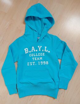 Mädchen Langarm Kapuzen Sweatshirt Hoodie Sweater Pullover blau Gr. 116 NEU - Sonneberg