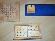 Handgefertigte Holz Spiele Solitaire, Domino, Rätselhafter Turm - Verden (Aller)