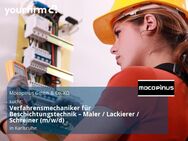 Verfahrensmechaniker für Beschichtungstechnik – Maler / Lackierer / Schreiner (m/w/d) - Karlsruhe