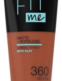 MAYBELLINE NEW YORK Foundation Fit Me! Matte + Poreless Make-Up, mit langanhaltender Formel