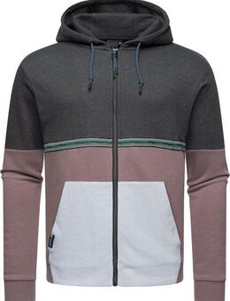 Ragwear Kapuzensweatjacke Blocky Herren Basic Sweatjacke mit Kapuze