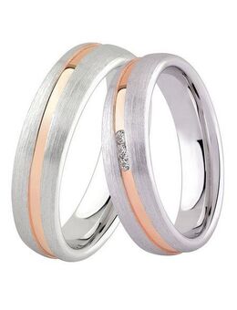 DOOSTI Trauring Schmuck Geschenk Silber 925 Trauring Ehering Partnerring LIEBE, wahlweise mit oder ohne Zirkonia