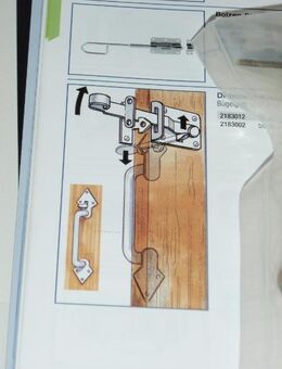 Klinkenbeschlag für Dichtzaun - Ulmen Ulmen