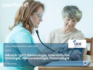 Sekretär (gn*) Hämatologie, Internistische Onkologie, Hämostaseologie, Pneumologie - Münster