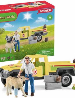 Schleich® Spielfigur FARM WORLD, Tierarztbesuch auf dem Bauernhof (42503)