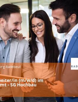 Sachbearbeiter/in (m/w/d) im Hochbauamt - SG Hochbau - Radebeul