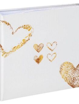 Hama Fotoalbum Lazise Fotoalbum 22,5 x 22,5 cm, 100 Seiten, Album, Gold