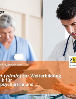 Ärztin/Arzt (w/m/d) zur Weiterbildung in der Klinik für Allgemeinpsychiatrie und Psychotherapie in Winnenden - Winnenden