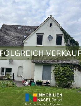 Sanierungsbedürftiges Zweifamilienhaus in Vlotho! - Vlotho