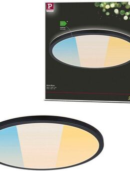 Paulmann LED Deckenleuchte LED Panel Atria Shine IP44 rund 398mm White Switch, LED fest integriert, Tageslichtweiß, Farbwechsler, Farbsteuerung