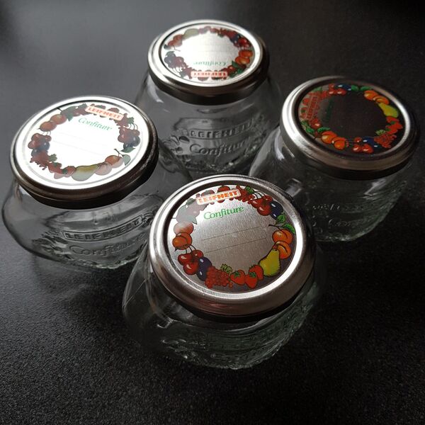 4x Leifheit Marmeladenglas, Geleeglas, Confitüreglas, 0,25 L - Hamburg Wandsbek